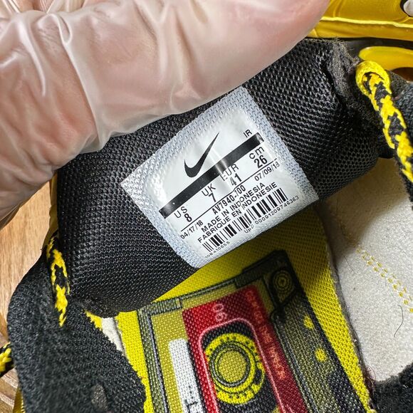 Nike Air Max Plus Frequency Pack Yellow Men's Size 8 Shoe AV7940-700 - Picture 9 of 9